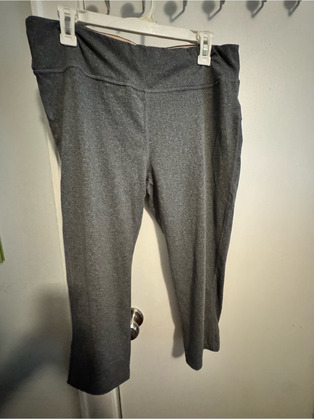 Marika Dark Gray Capri Yoga Pants